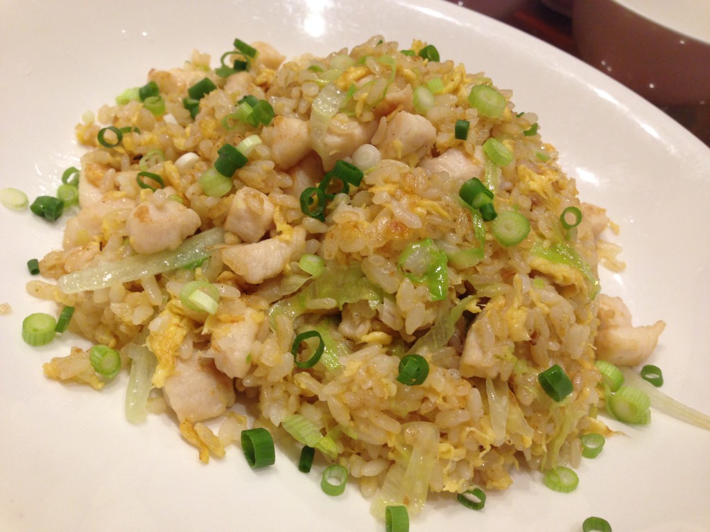 大山鶏の塩魚チャーハン