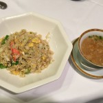 タラバ蟹とレタスの炒飯