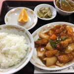 酢豚定食（880）